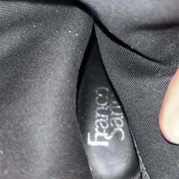 EUC FRANCO Meyer Knee Half Boot Black leather Size 5.5 - Picture 7 of 7